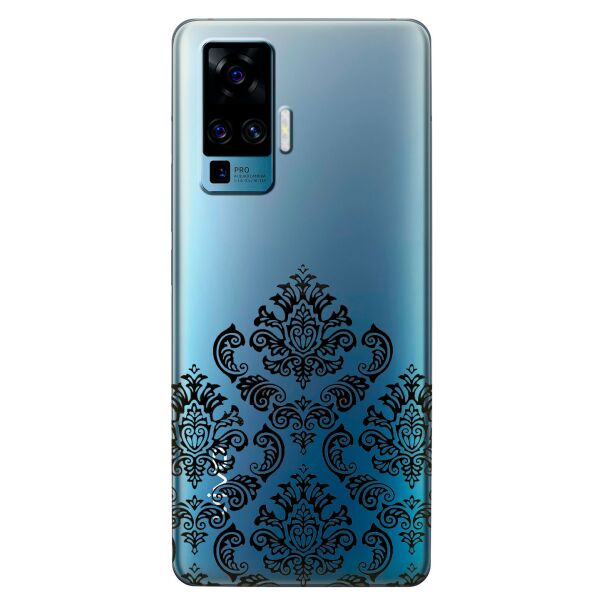 

Прозрачный силиконовый чехол iSwag для Vivo X50 Pro с рисунком - Мандала (KS8626)