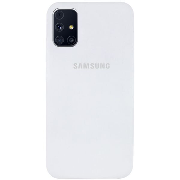 

Противоударный Защитный Силиконовый Чехол - Накладка Epik Silicone Cover Full Protective (AA) для Samsung Galaxy M31s Термополиуретановый / с Микрофиброй / Белый / White