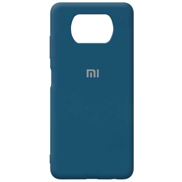 

Противоударный Защитный Силиконовый Чехол - Накладка Epik Silicone Cover Full Protective (AA) для Xiaomi Poco X3 NFC Термополиуретановый / с Микрофиброй / Матовый / Синий / Cosmos blue