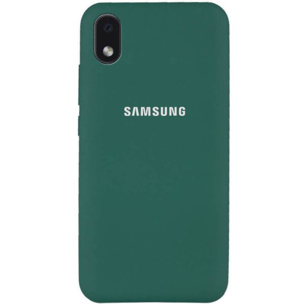 

Противоударный Защитный Силиконовый Чехол - Накладка Epik Silicone Cover Full Protective (AA) для Samsung Galaxy M01 Core / A01 Core Термополиуретановый / с Микрофиброй / Матовый / Зеленый / Pine green