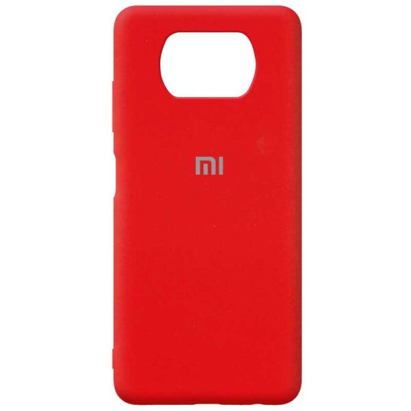 

Противоударный Защитный Силиконовый Чехол - Накладка Epik Silicone Cover Full Protective (AA) для Xiaomi Poco X3 NFC Термополиуретановый / с Микрофиброй / Матовый / Красный / Red