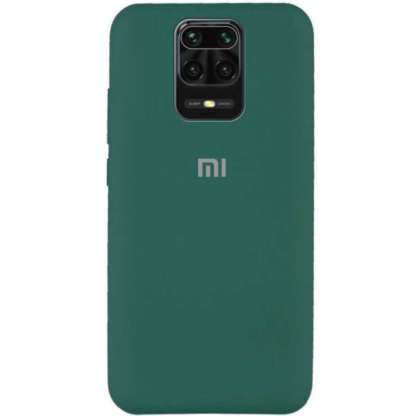 

Противоударный Защитный Силиконовый Чехол - Накладка Epik Silicone Cover Full Protective (AA) для Xiaomi Redmi Note 9s / Note 9 Pro / Note 9 Pro Max Термополиуретановый / с Микрофиброй / Матовый / Зеленый / Pine green