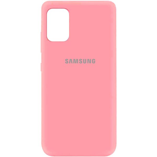

Противоударный Защитный Силиконовый Чехол - Накладка Epik Silicone Cover My Color Full Protective (A) для Samsung Galaxy A51 Термополиуретановый / с Микрофиброй / Розовый / Pink