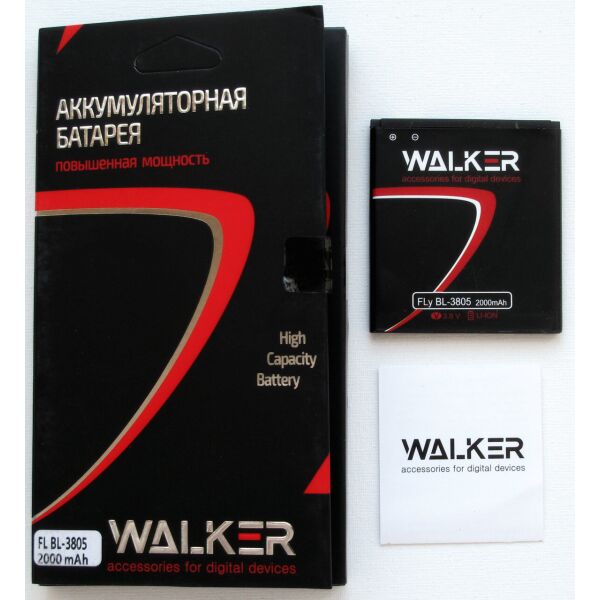 

Аккумулятор батарея Walker Fly BL-3805 / iQ4404 (2000 mAh)