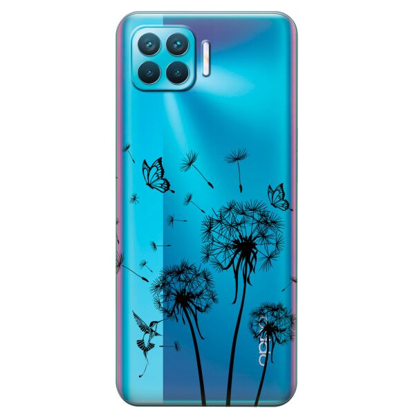 

Прозрачный силиконовый чехол iSwag для OPPO F17 Pro с рисунком - Одуванчики (KS8896)
