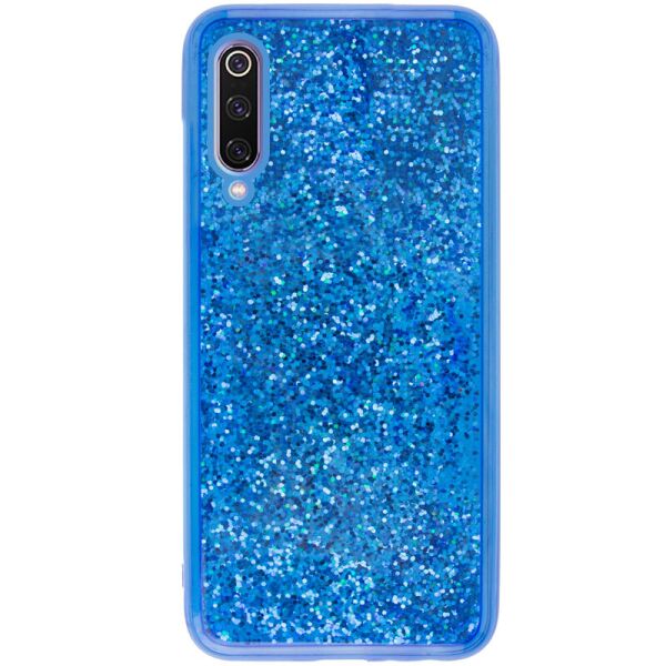 

Противоударный Защитный Термополиуретановый Чехол - Накладка Epik Sparkle (glitter) для Xiaomi Mi 9 Для Девочек / с Переливающимися Блестками / Поликарбонатный / Синий