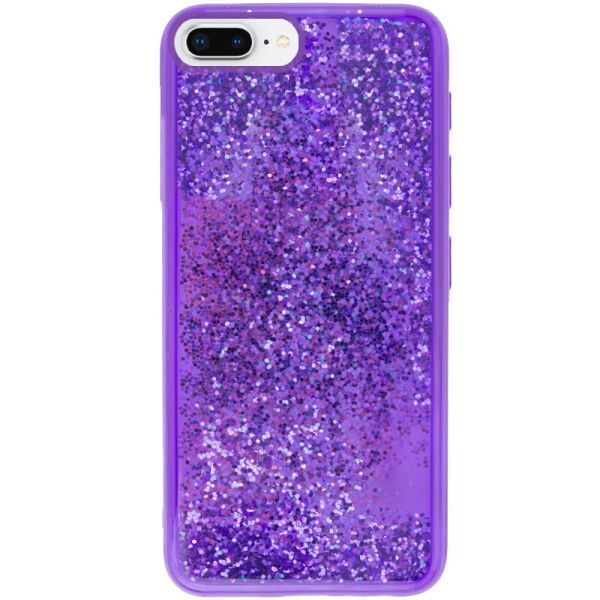 

Противоударный Защитный Термополиуретановый Чехол - Накладка Epik Sparkle (glitter) для Apple iPhone 7 plus + / 8 plus + (5.5'') Для Девочек / с Переливающимися Блестками / Поликарбонатный / Фиолетовый
