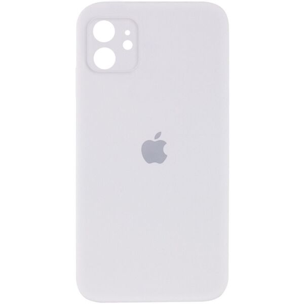 

Противоударный Защитный Силиконовый Чехол - Накладка Epik Silicone Case Square Full Camera Protective (AA) для Apple iPhone 11 (6.1'') + Усиленная Защита Камеры / с Микрофиброй / Матовый / Белый / White