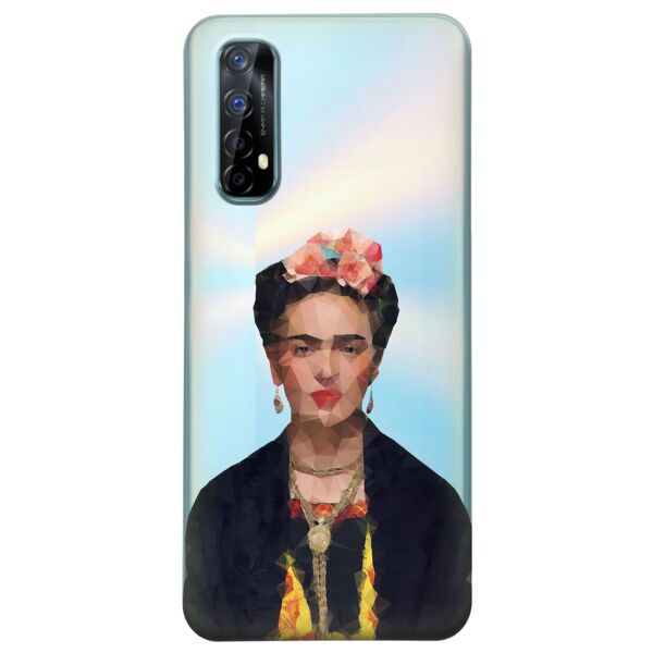 

Прозрачный силиконовый чехол iSwag для Realme 7 с рисунком - Фрида Кало (KS8067)