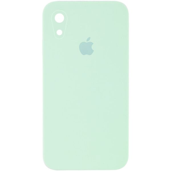 

Противоударный Защитный Силиконовый Чехол - Накладка Epik Silicone Case Square Full Camera Protective (AA) для Apple iPhone XR (6.1'') + Усиленная Защита Камеры / с Микрофиброй / Матовый / Бирюзовый / Light Turquoise