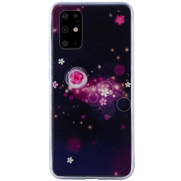 

Противоударный Защитный Термополиуретановый Чехол - Накладка Epik Fantasy для Samsung Galaxy S20 Plus + со Стеклянной Поверхностью / Ультратонкий / Пузырьки и цветы
