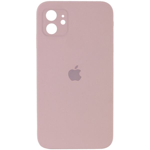 

Противоударный Защитный Силиконовый Чехол - Накладка Epik Silicone Case Square Full Camera Protective (AA) для Apple iPhone 11 (6.1'') + Усиленная Защита Камеры / с Микрофиброй / Матовый / Розовый / Pink Sand