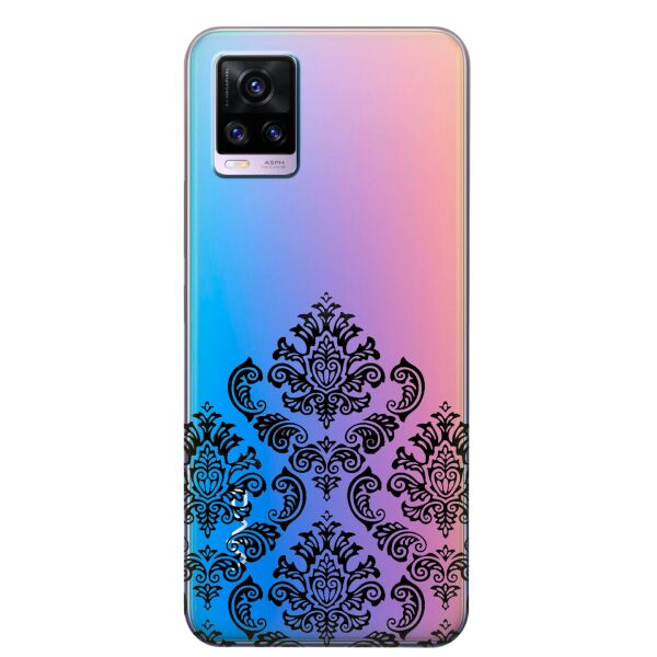 

Прозрачный силиконовый чехол iSwag для Vivo V20 с рисунком - Мандала (KS8326)