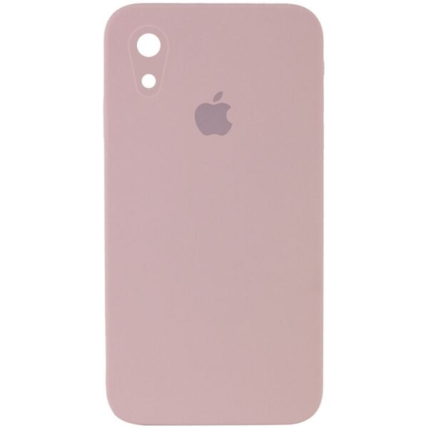 

Противоударный Защитный Силиконовый Чехол - Накладка Epik Silicone Case Square Full Camera Protective (AA) для Apple iPhone XR (6.1'') + Усиленная Защита Камеры / с Микрофиброй / Матовый / Розовый / Pink Sand
