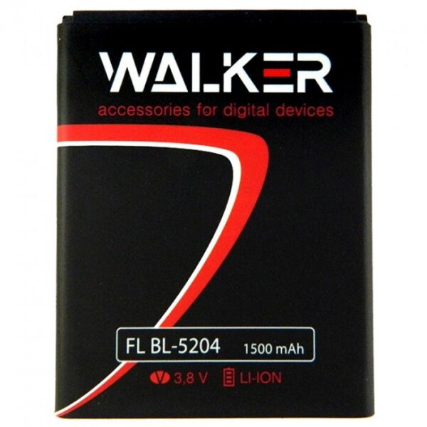 

Аккумулятор батарея Walker Fly BL-5204 (1500 mAh)