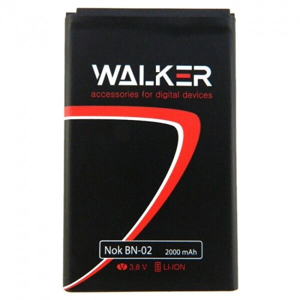 

Аккумулятор батарея Walker Nokia XL Dual Sim / BN-02 (2000 mAh)