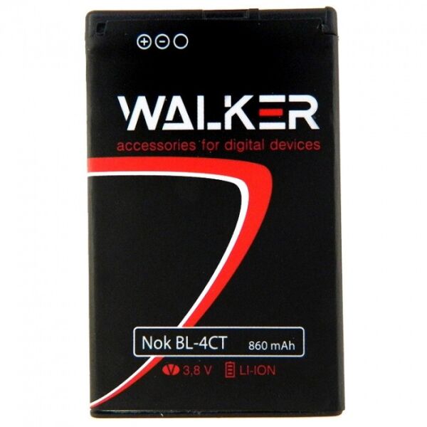 

Аккумулятор батарея Walker Nokia BL-4CT (860 mAh)