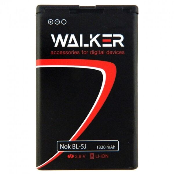 

Аккумулятор батарея Walker Nokia BL-5J (1320 mAh)
