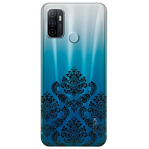 

Прозрачный силиконовый чехол iSwag для OPPO A53 с рисунком - Мандала (KS8701)