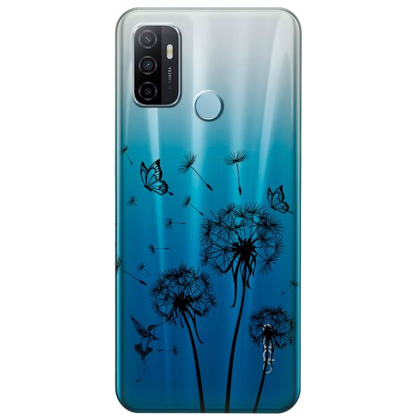 

Прозрачный силиконовый чехол iSwag для OPPO A53 с рисунком - Одуванчики (KS8746)