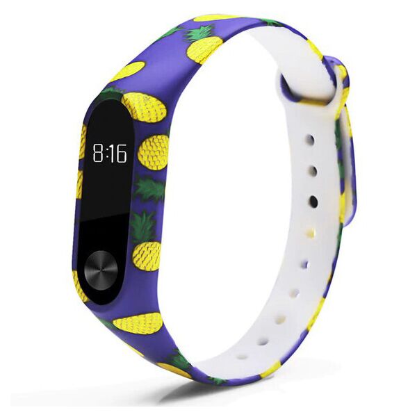 

Ремешок Painted Strap для Xiaomi Mi Band 3/4 Pineapple