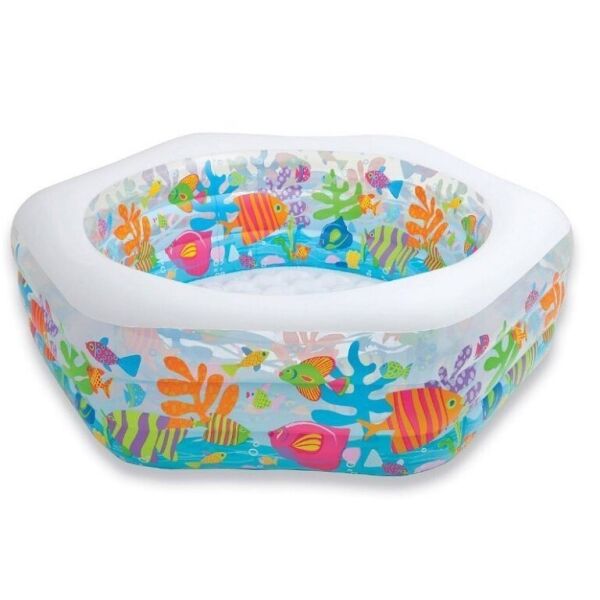 

Бассейн детский надувной Intex 56493 «Океанский Риф» (191 * 178 * 61 см), объём 512литров