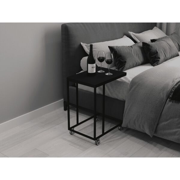 

Прикроватный столик, журнальный столик Rimos 500 x 610 x 350 мм черный ЛДСП Черный 16мм (Z-24_B_Bl)