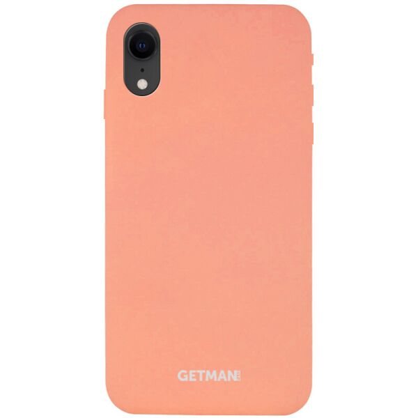 

Противоударный Защитный Термополиуретановый Чехол - Накладка Silicone Case GETMAN for Magnet для Apple iPhone XR (6.1'') под Магнитный Держатель / с Микрофиброй / Розовый / Flamingo