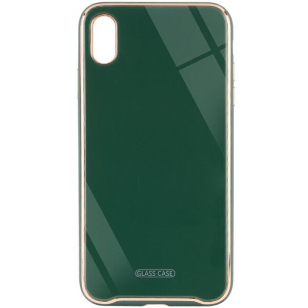 

Противоударный Защитный Термополиуретановый Чехол - Накладка Epik Venezia для Apple iPhone XS Max (6.5'') с Стеклянной Поверхностью / Гладкий / Зеленый / Dark Green