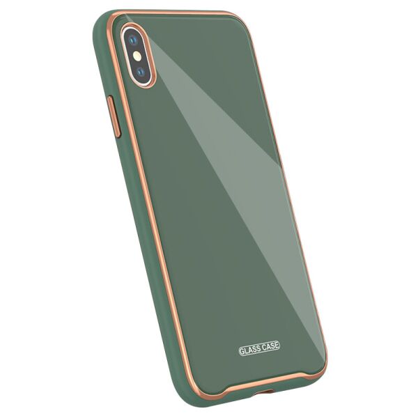 

Противоударный Защитный Термополиуретановый Чехол - Накладка Epik Venezia для Apple iPhone XS Max (6.5'') с Стеклянной Поверхностью / Гладкий / Зеленый / Pine green