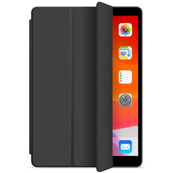 

Противоударный Защитный Кожаный Чехол - Книжка с Подставкой Epik Smart Case Series для Apple iPad 9,7" (2018) Поликарбонатный / с Микрофиброй / Матовый / Черный / Black