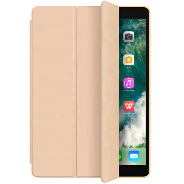 

Противоударный Защитный Кожаный Чехол - Книжка с Подставкой Epik Smart Case Series для Apple iPad 9,7" (2018) Поликарбонатный / с Микрофиброй / Шероховатый / Розовый / Pink Sand