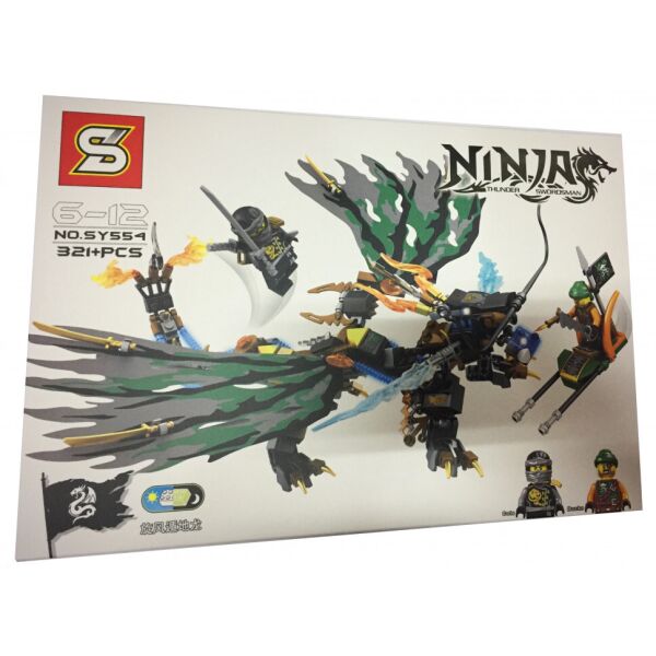 

Ниндзя конструктор от Thunder Swordsman "Senco Ninja" 321 деталь для мальчиков