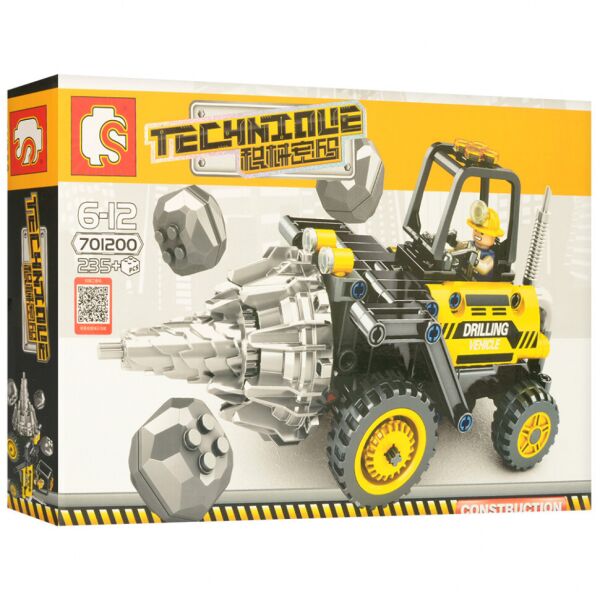 Акція на Детский конструктор машинка от METR+ "Трактор" для мальчиков 235 деталей від Allo UA