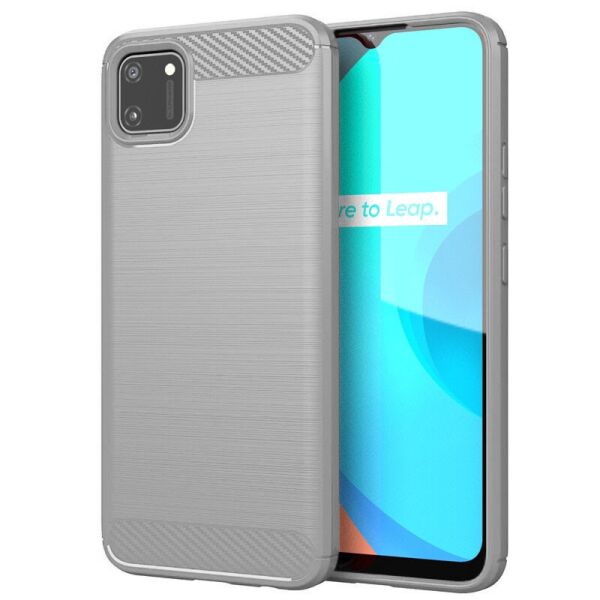 

Противоударный Защитный Чехол - Накладка Epik Slim Series для Realme C11 из Термопластичного Полиуретана / Минималистичный / Серый