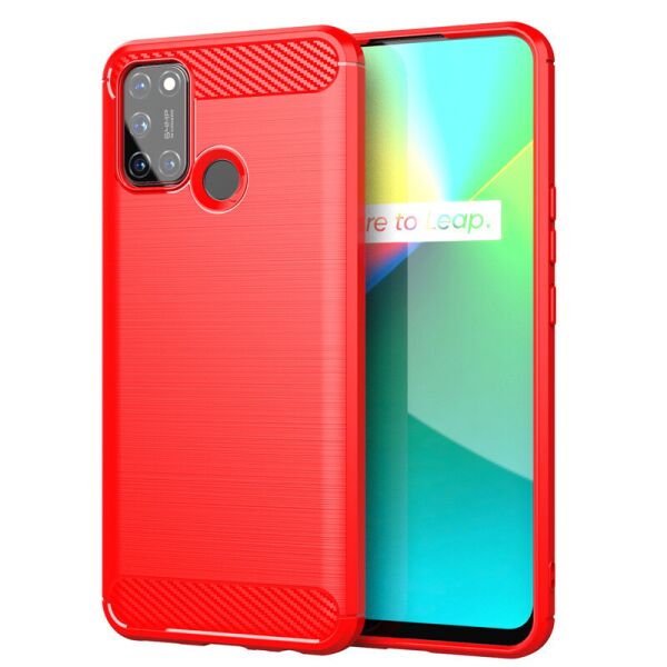 

Противоударный Защитный Чехол - Накладка Epik Slim Series для Realme 7i / Realme C17 из Термопластичного Полиуретана / Минималистичный / Красный