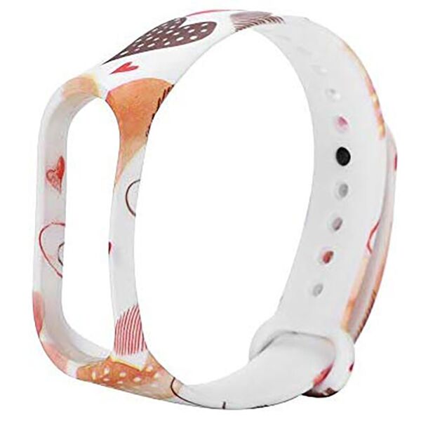 

Ремешок Painted Strap для Xiaomi Mi Band 3/4 Сердечки 1