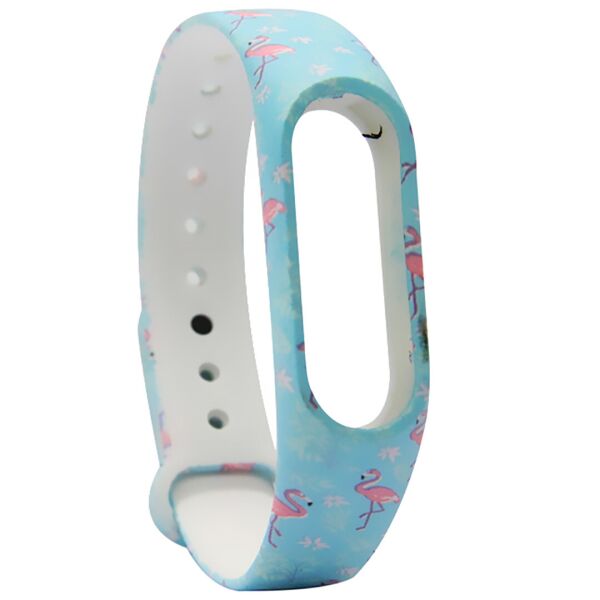 

Ремешок Painted Strap для Xiaomi Mi Band 3/4 Фламинго