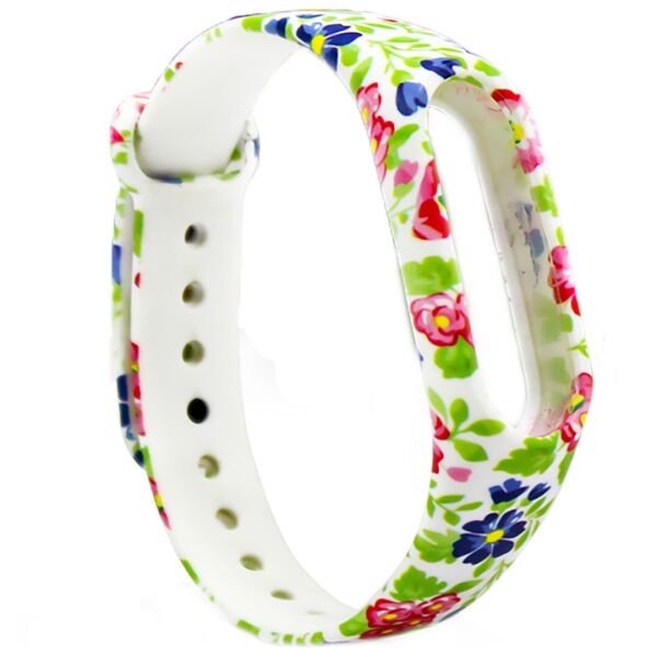 

Ремешок Painted Strap для Xiaomi Mi Band 3/4 Цветочный Узор 1