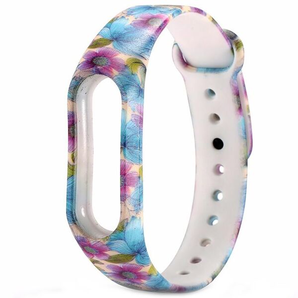 

Ремешок Painted Strap для Xiaomi Mi Band 3/4 Цветочный Узор 5