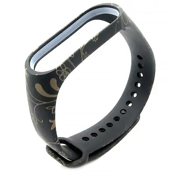 

Ремешок Painted Strap для Xiaomi Mi Band 3/4 Цветочный Узор 6