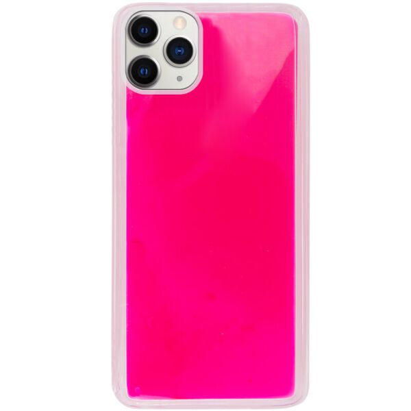 

Противоударный Защитный Неоновый Чехол - Накладка Epik Neon Sand glow in the dark для Apple iPhone 11 Pro Max (6.5'') с Усиленной Защитой Торцов / Термополиуретановый / + Функция Анти-Стресс / Розовый