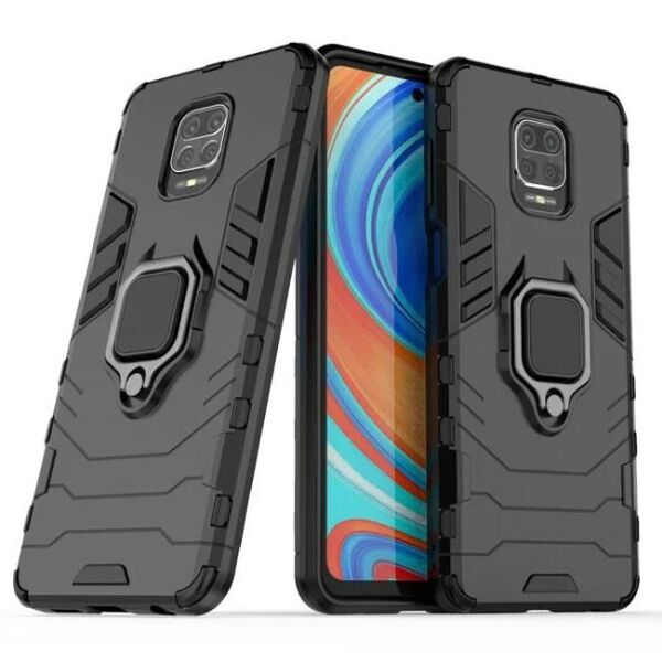 

Чехол Ring Armor для Xiaomi Redmi Note 9 Pro / Note 9S / Note 9 Pro Max Black