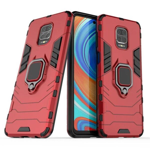

Чехол Ring Armor для Xiaomi Redmi Note 9 Pro / Note 9S / Note 9 Pro Max Red