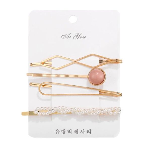 

Набор заколок для волос Ai You Rose Modyle 4 шт.