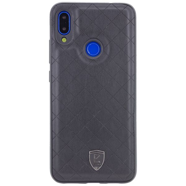 

Противоударный Защитный Кожаный Чехол - Накладка PULOKA Argyle series для Xiaomi Redmi Note 7 / Note 7 Pro / Note 7s Термполиуретановый / Черный