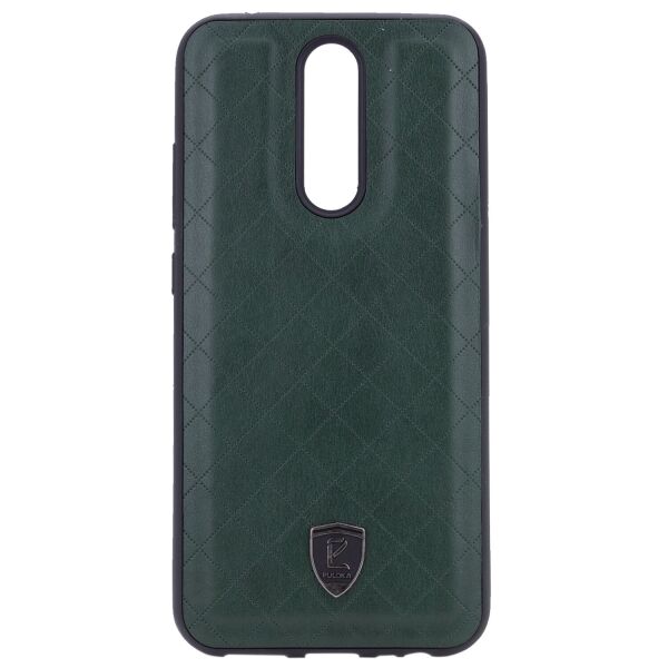 

Противоударный Защитный Кожаный Чехол - Накладка PULOKA Argyle series для Xiaomi Redmi 8 / 8a Термполиуретановый / Тёмно-оливковый