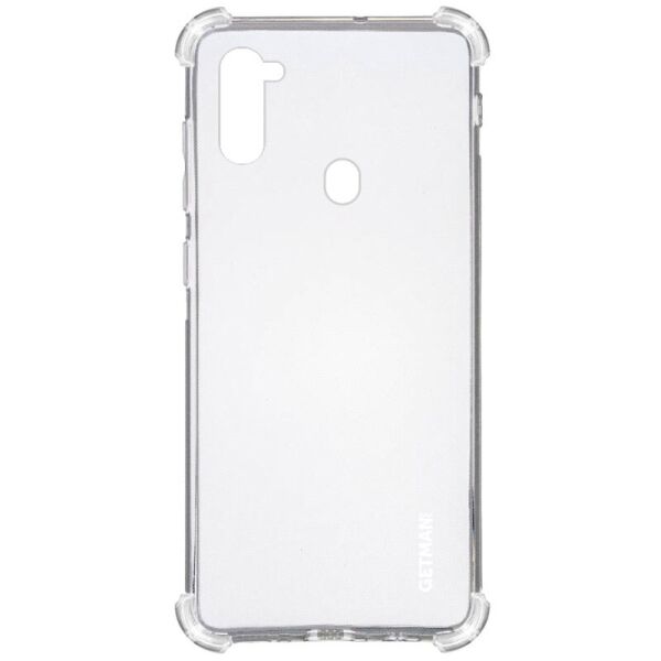

Противоударный Защитный Термополиуретановый Чехол - Накладка GETMAN Ease logo для Samsung Galaxy A11 с Усиленными Углами / Минималистичный / Transparent / Прозрачный