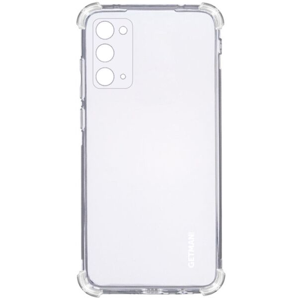 

Противоударный Защитный Термополиуретановый Чехол - Накладка GETMAN Ease logo для Samsung Galaxy Note 20 с Усиленными Углами / Минималистичный / Transparent / Прозрачный