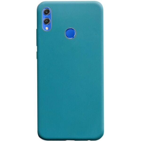 

Противоударный Защитный Силиконовый Чехол - Накладка Epik Candy для Huawei Honor 8X Ультратонкий / с Высокими Бортиками / Матовый / Синий / Powder Blue